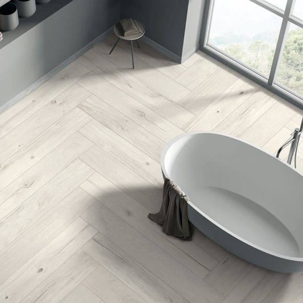 VALSECCHIA Springwood 20x120 White