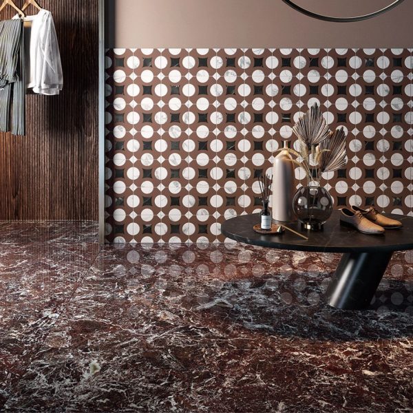 FIORANESE Marmorea Intensa 60x60 Rosso Levanto - immagine 5
