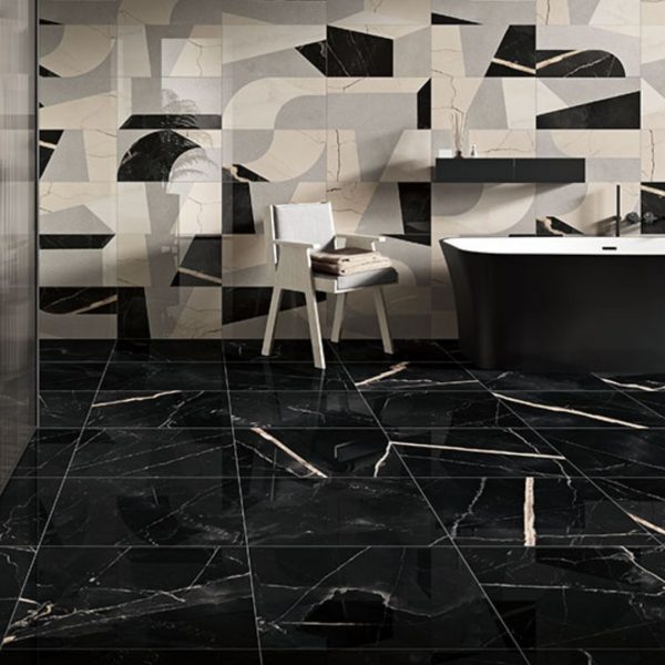FIORANESE Sound of Marble 60x60 Nero Fondo