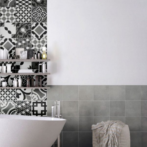 VALSECCHIA Cementine Paint 20x20 Cemento Paint Grey