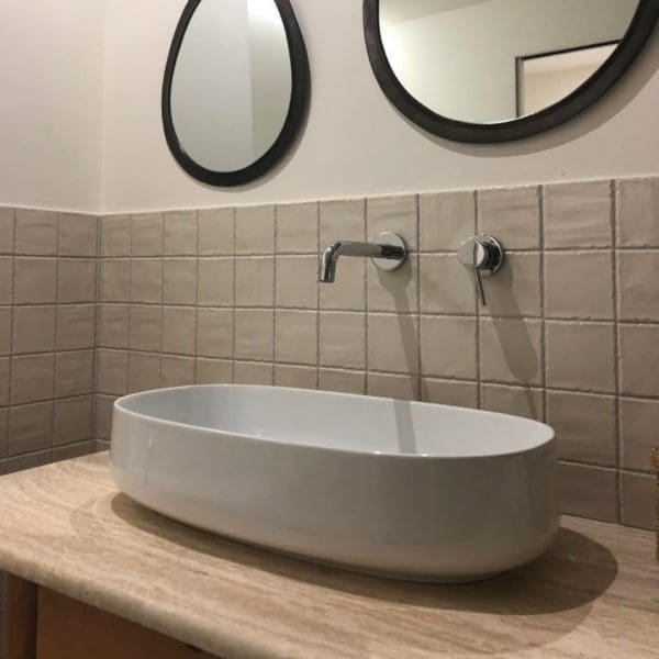 THE.ARTCERAM Cognac 68 Lavabo d'appoggio - immagine 4