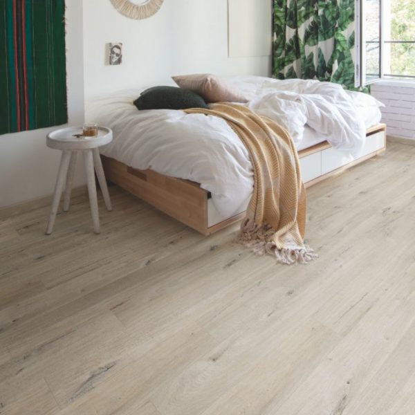 QUICK-STEP Bloom 20,9x149 Rovere cotone bianco blush