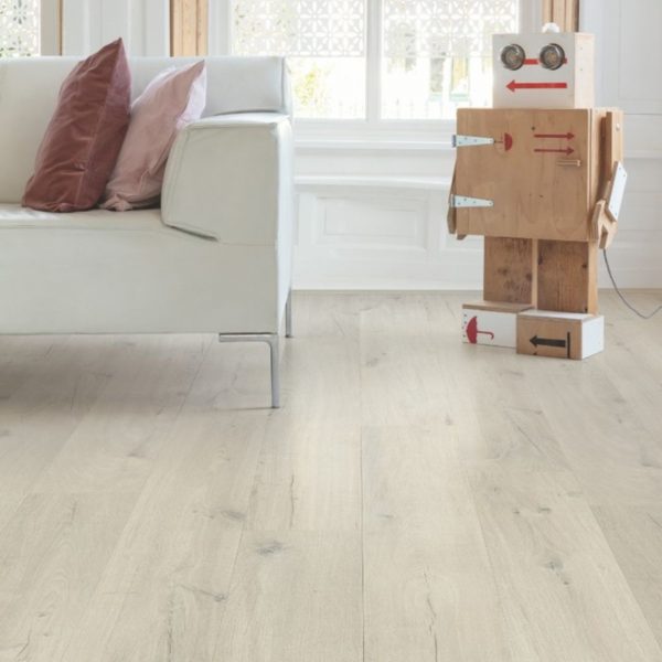 QUICK-STEP Bloom 20,9x149 Rovere cotone bianco blush - immagine 2