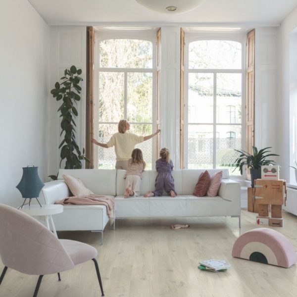 QUICK-STEP Bloom 20,9x149 Rovere cotone bianco blush - immagine 3