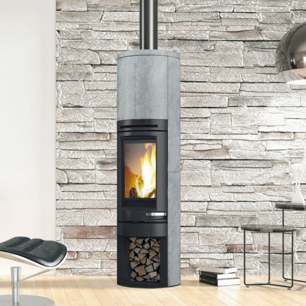 EDILKAMIN Tally S Evo con rivestimento in Pietra Ollare