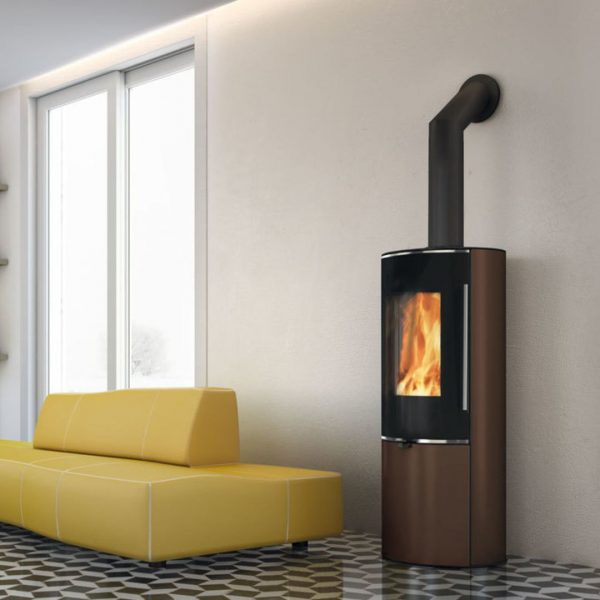 EDILKAMIN Tally Up Evo con rivestimento in Acciaio bronzo