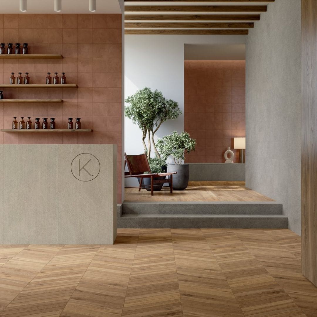 MARCA CORONA Elisir Royal 7,5x45 Dorato Chevron