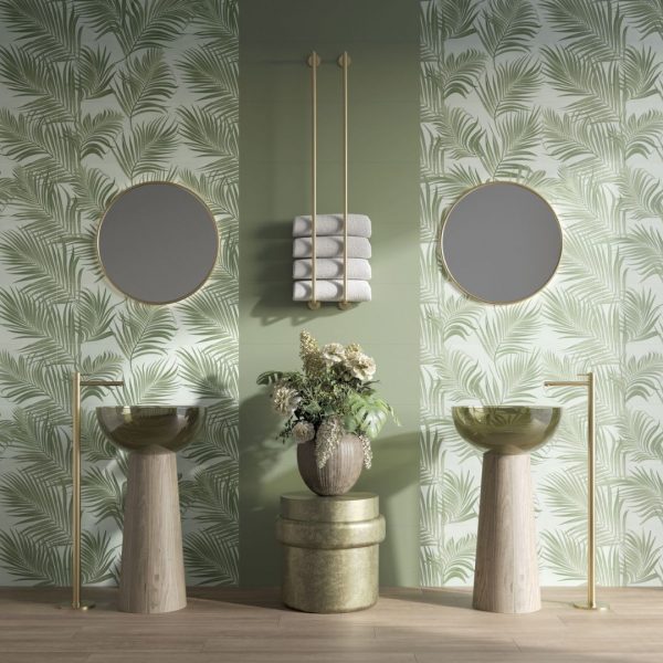 COTTO PETRUS Spettacolo 30x90 Decoro Foliage Verde
