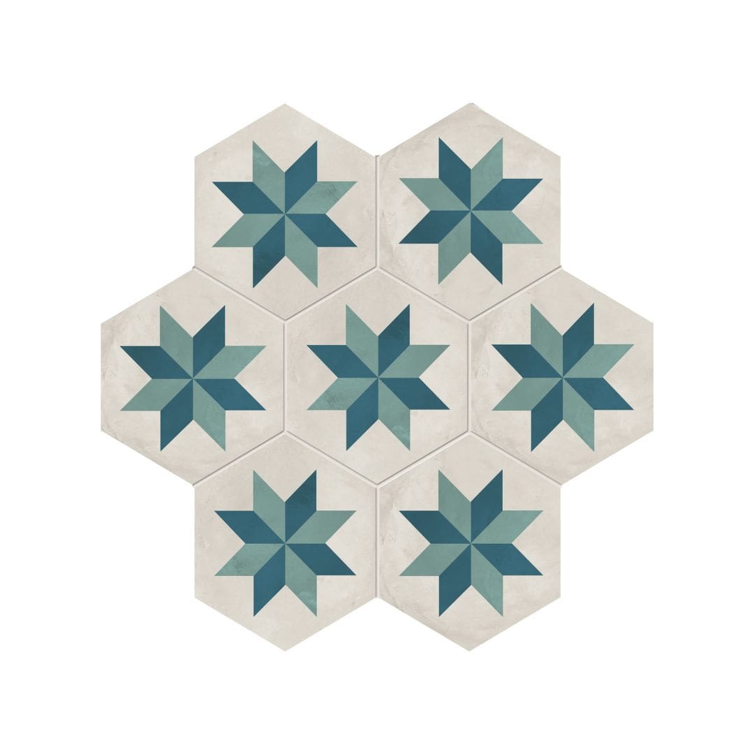 MARCA CORONA Terra.Art 25x21,6 Stella Oceano/Cielo esagona - immagine 2