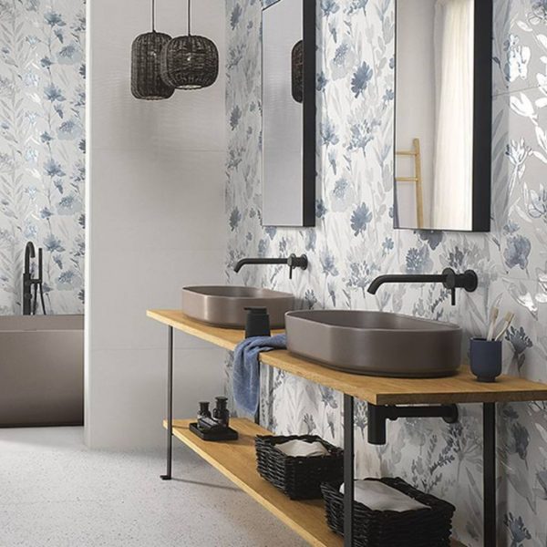 FAP Milano Mood 50x120 Flower Blu