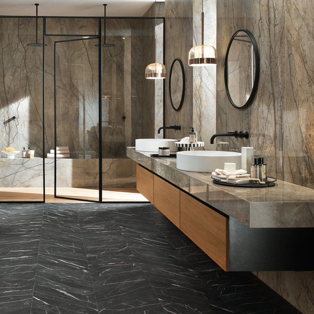 MARCA CORONA Scultorea River Grey 60x120 opaco - immagine 2