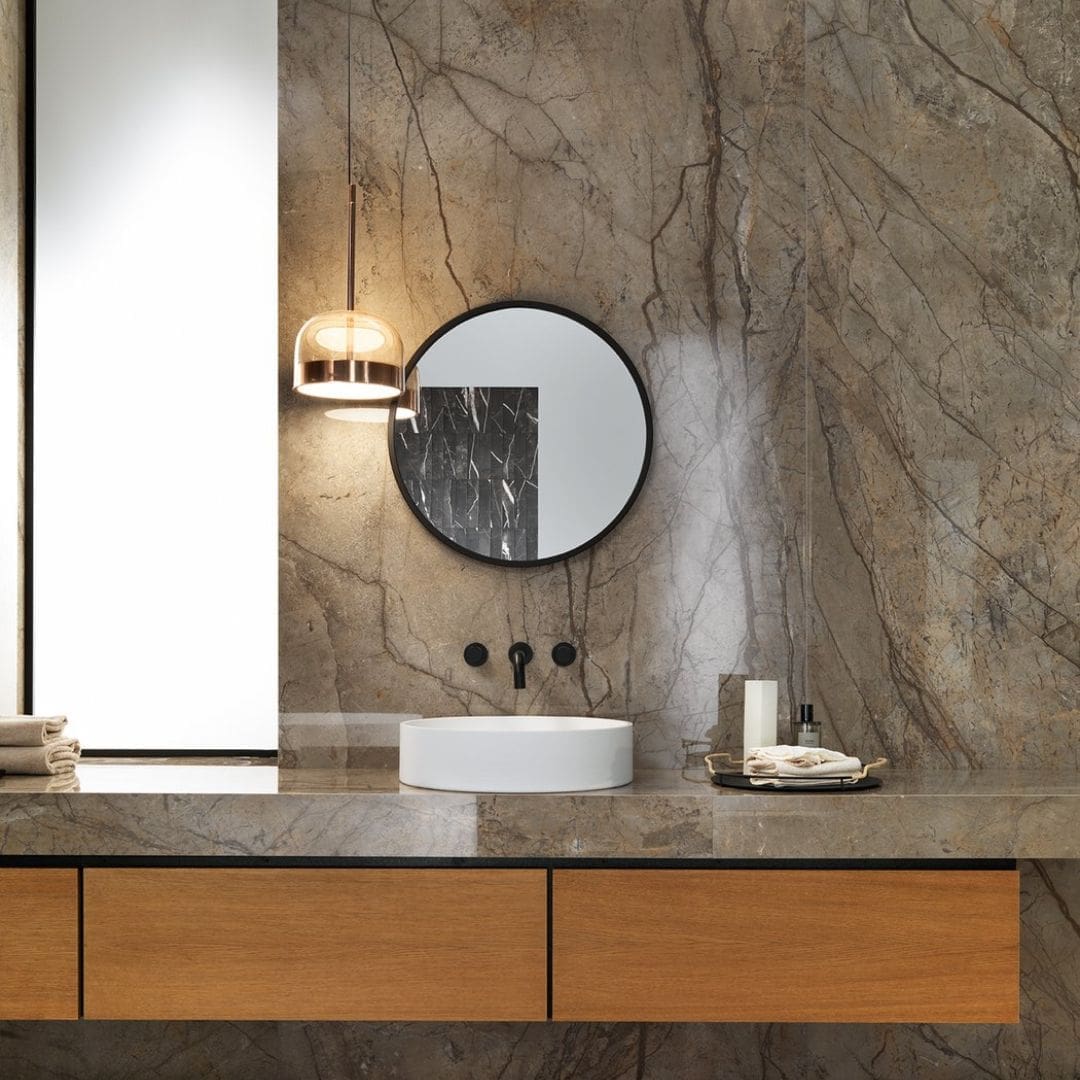 MARCA CORONA Scultorea River Grey 60x120 opaco