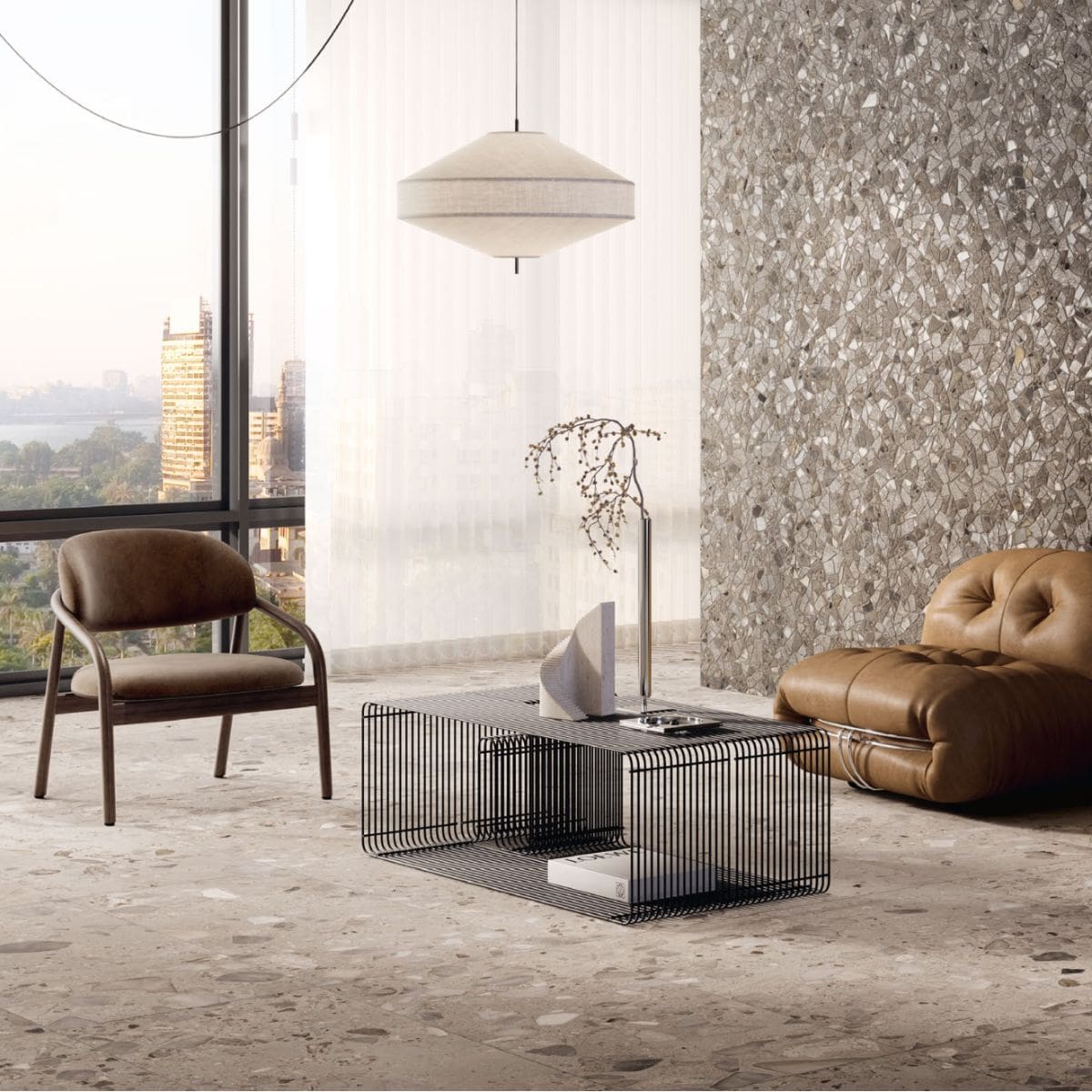 FIORANESE I Ciottoli 60,4x60,4 Sassi Grigio