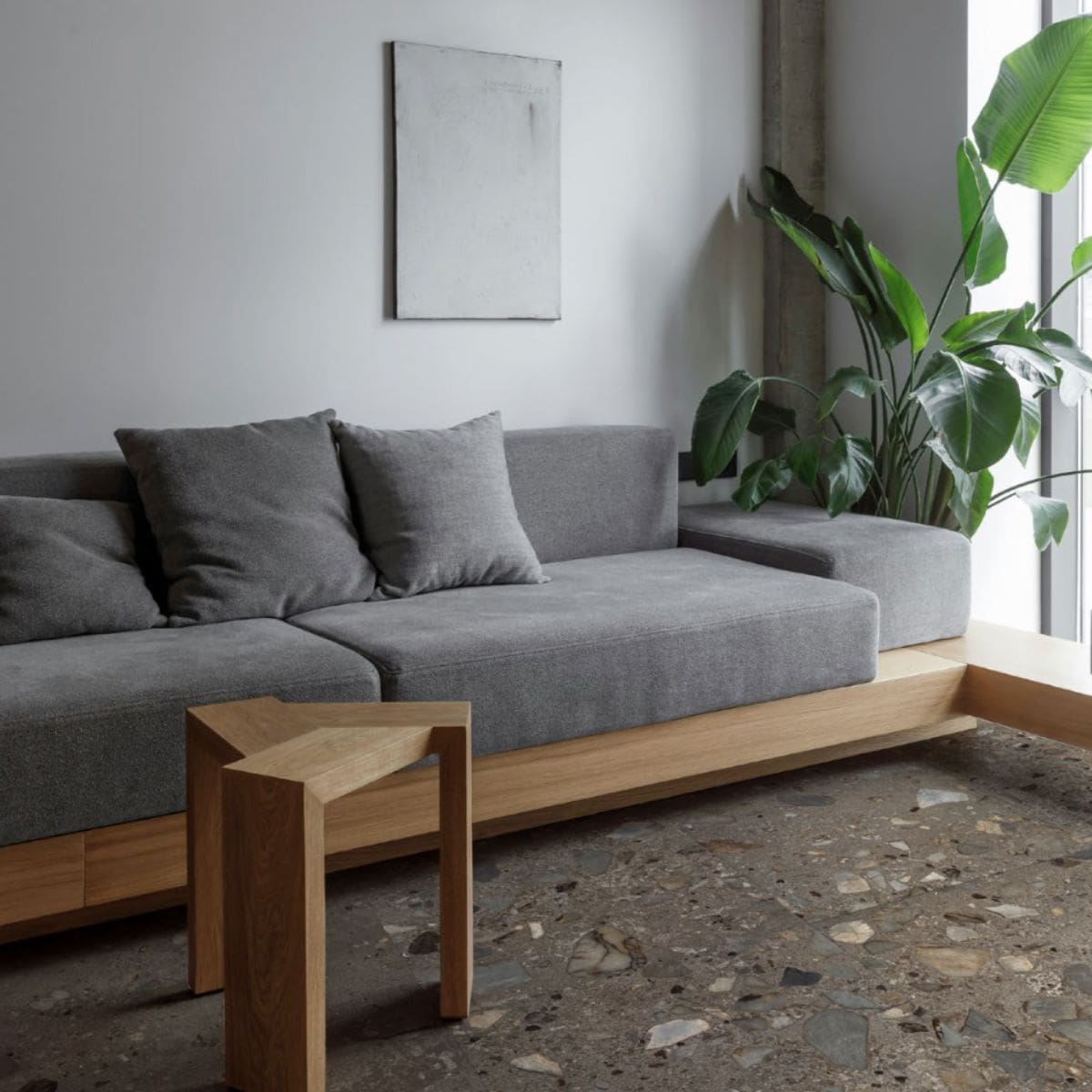 FIORANESE I Ciottoli 90,6x90,6 Sassi Antracite