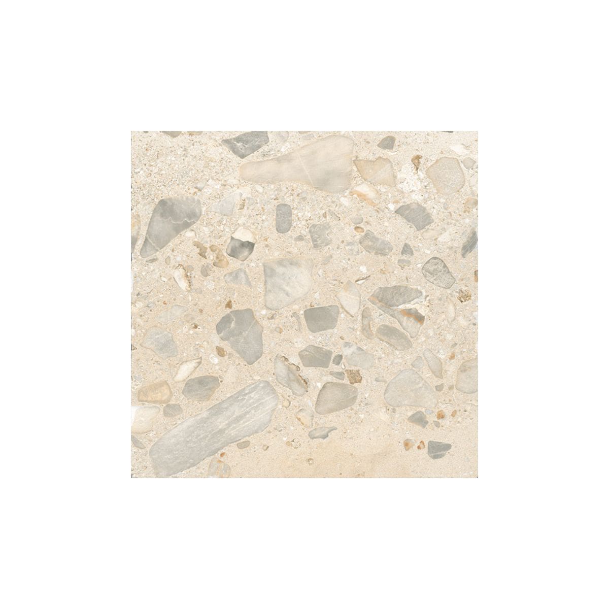 FIORANESE I Ciottoli 90,6x90,6 Sassi Avorio - immagine 2