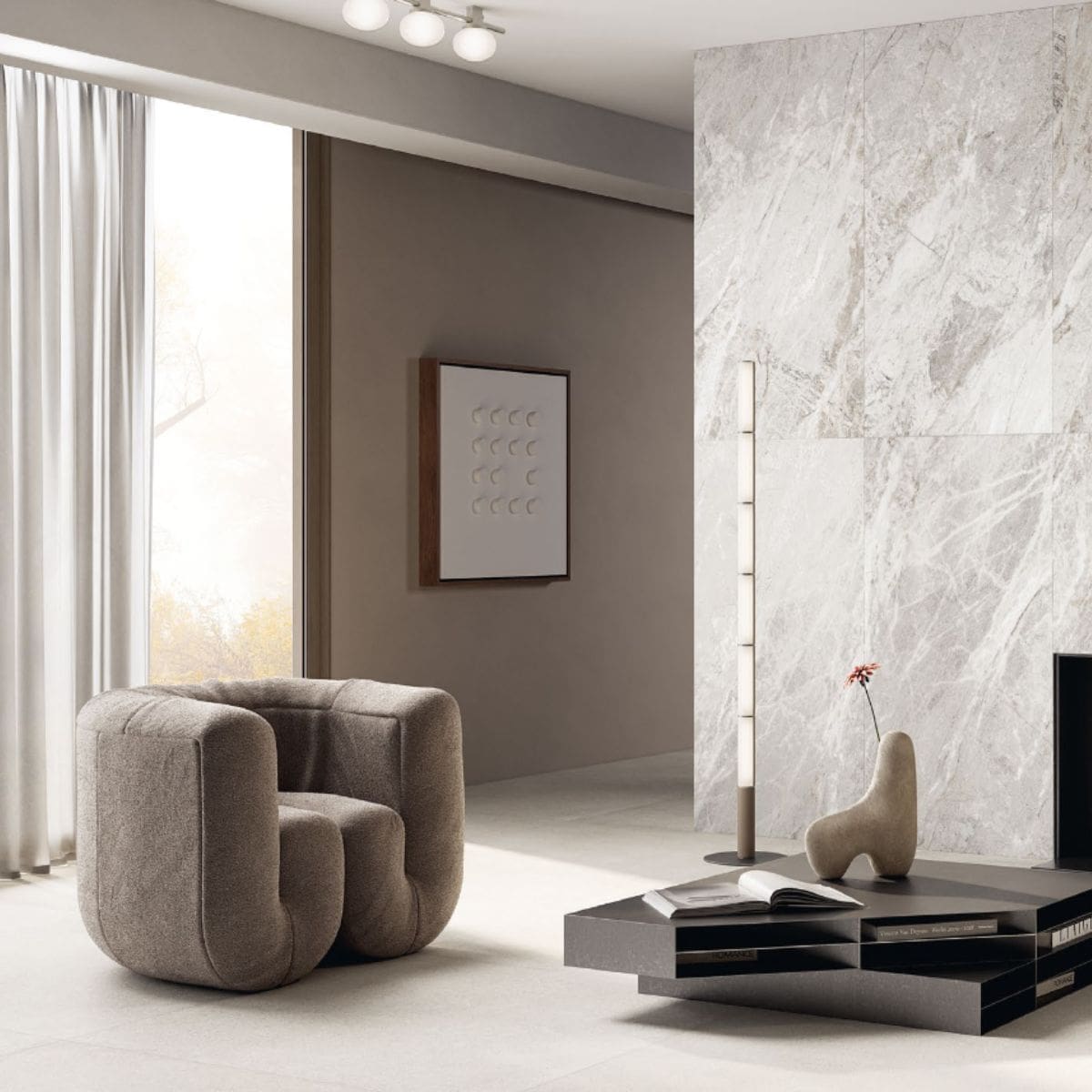 FIORANESE The Blend 60,4x120,8 Concrete Ivory