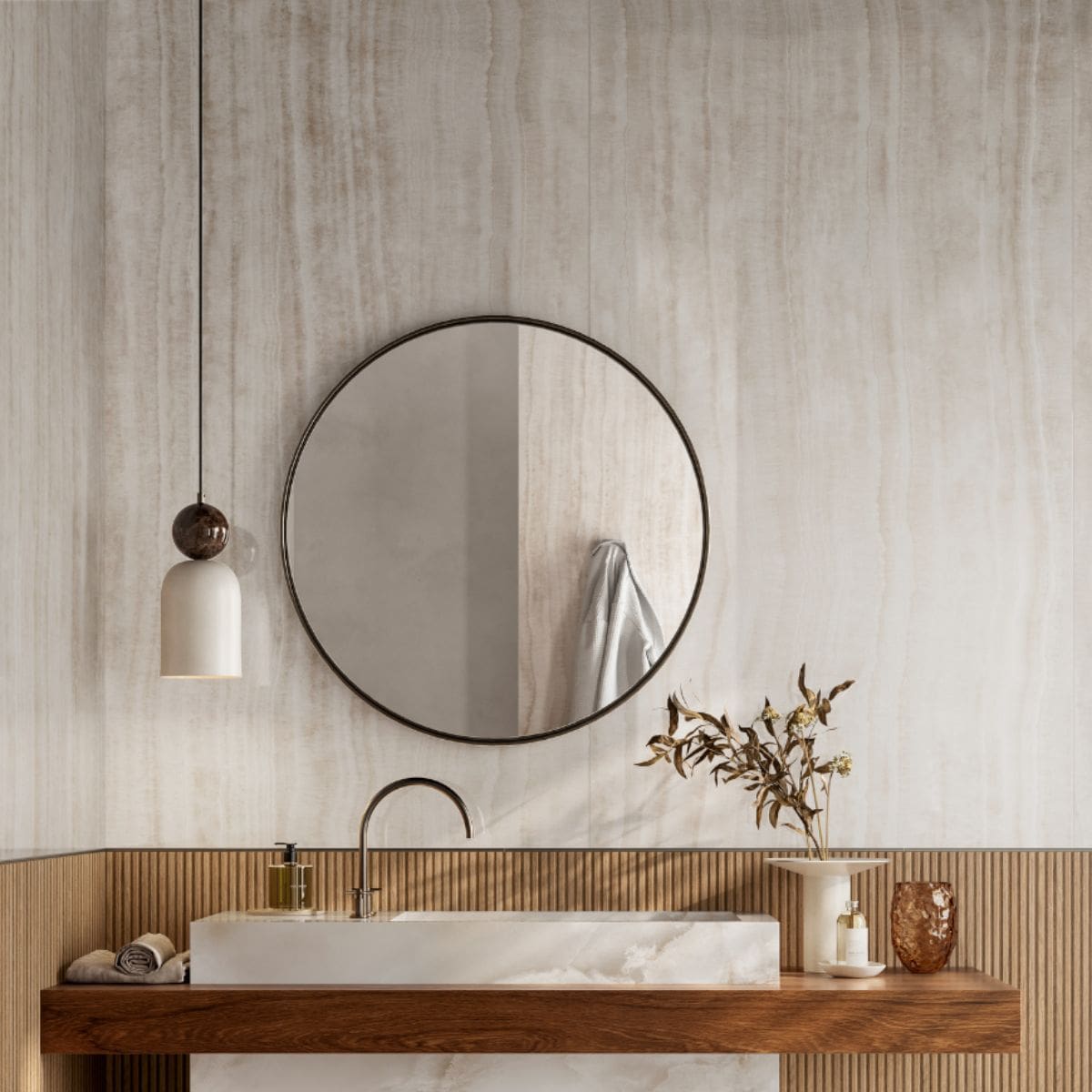 RAGNO Incanto Glossy 60x120 Onice Venato Avorio